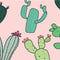 Cactus Print iPhone 13 Pro Max Clear Case